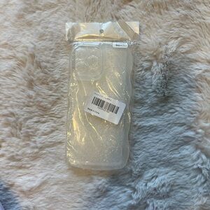 Glittery Clear iPhone Case 12 pro max